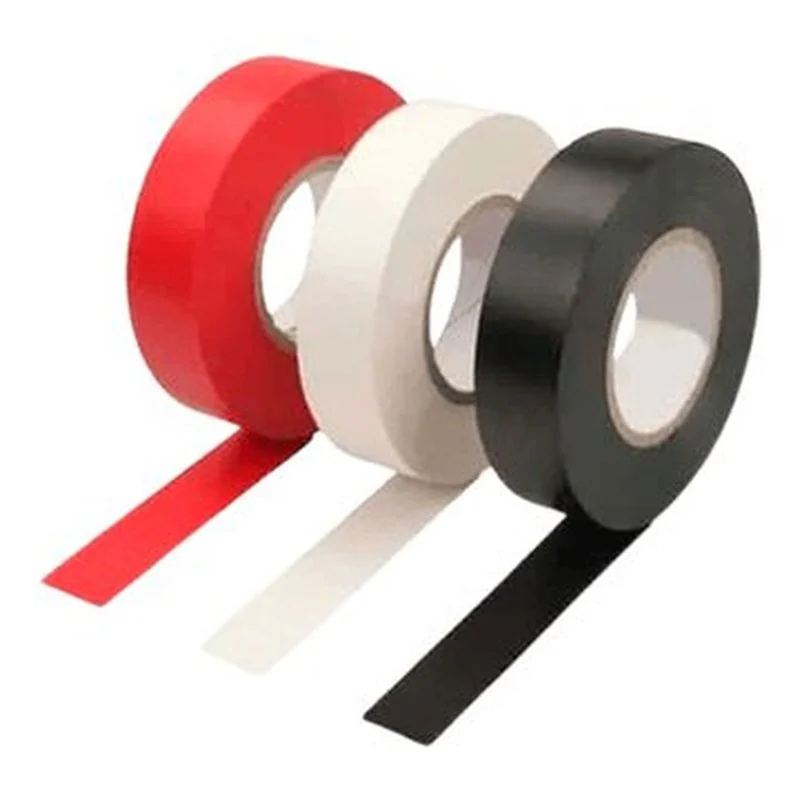 Tape, Tolsen, color rojo, 19mm