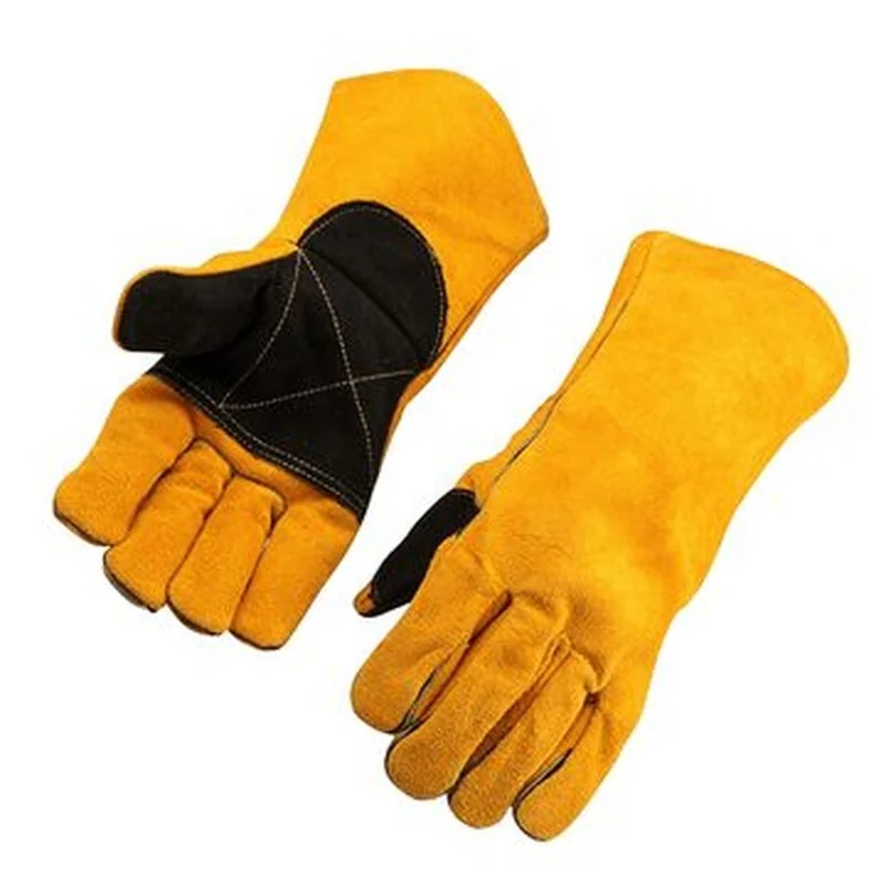Guantes para soldador, Tolsen, industriales, cuero, #14