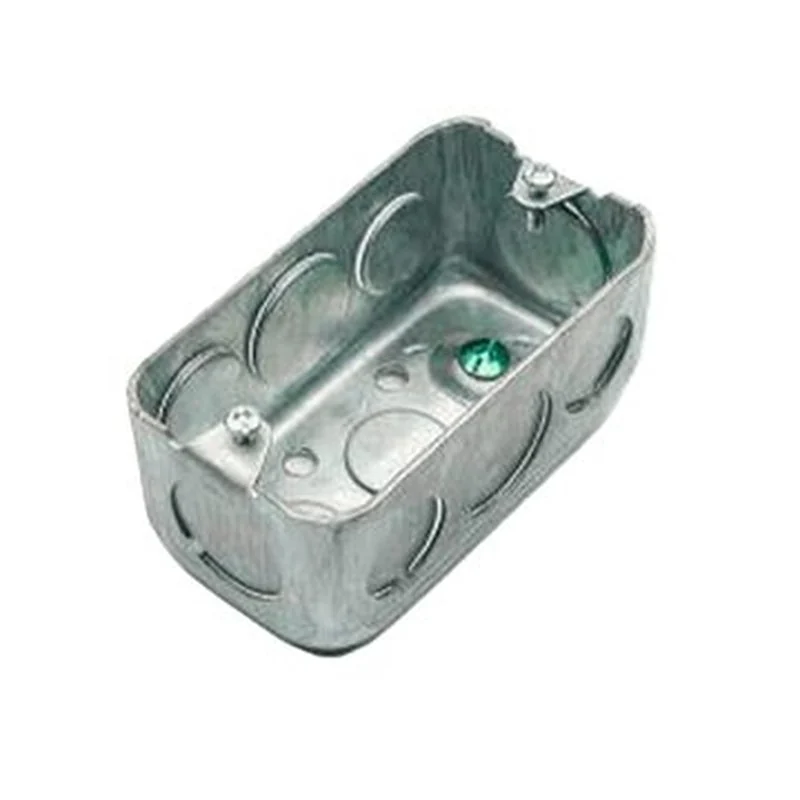 Caja rectangular, Eleksteel, con tornillo, EMT, 1/2 a 3/4