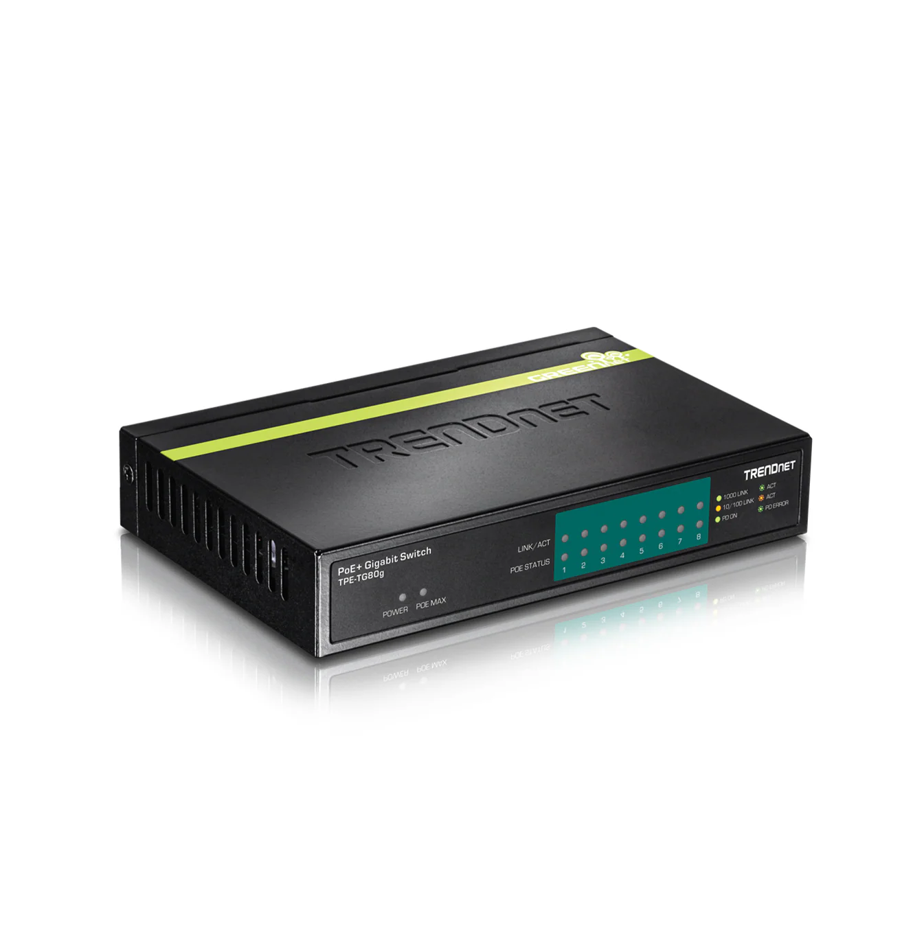 Switch 8 puertos PoE+ Gigabit